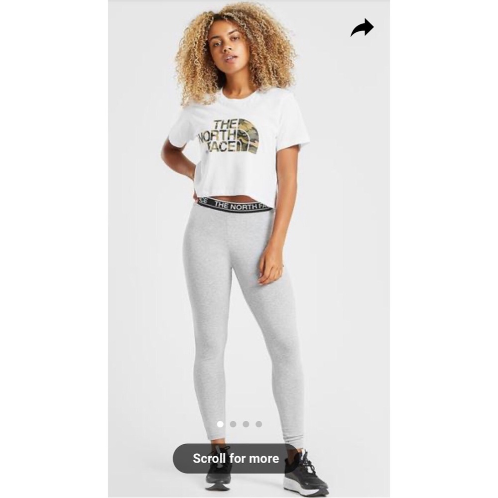 The North Face Camo Infill Crop T-shirt